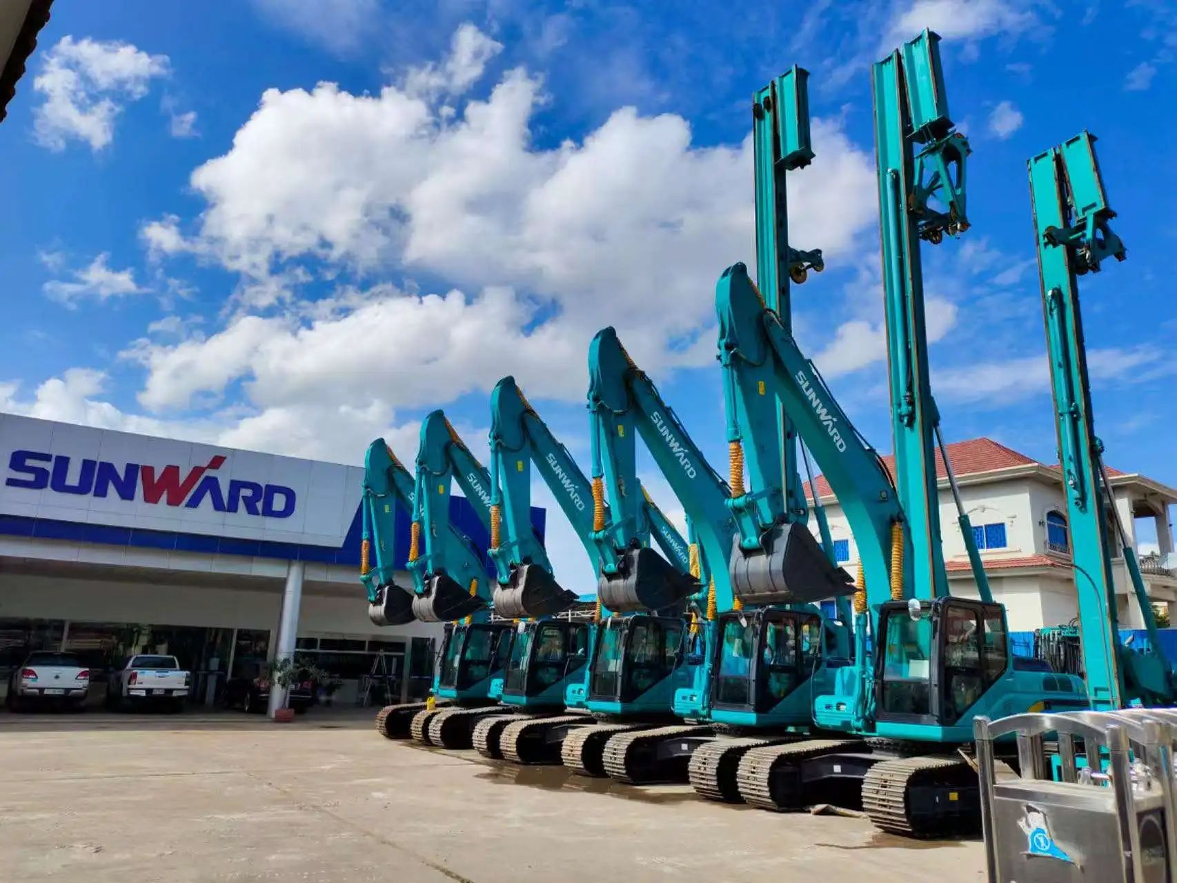 广州工控集团党委书记、董事长景广军率队考察山河智能柬埔寨子公司